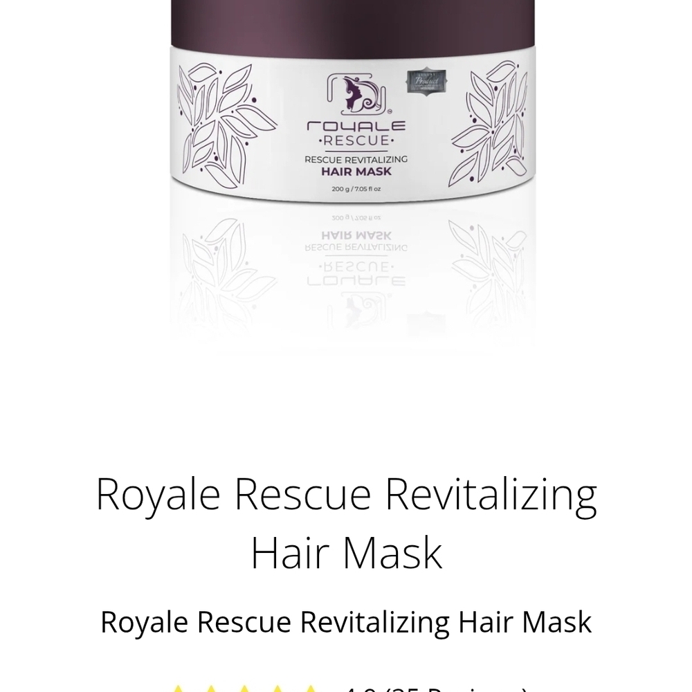 Royale Rescue Revitalizing Hair Mask - Picture 2 of 2